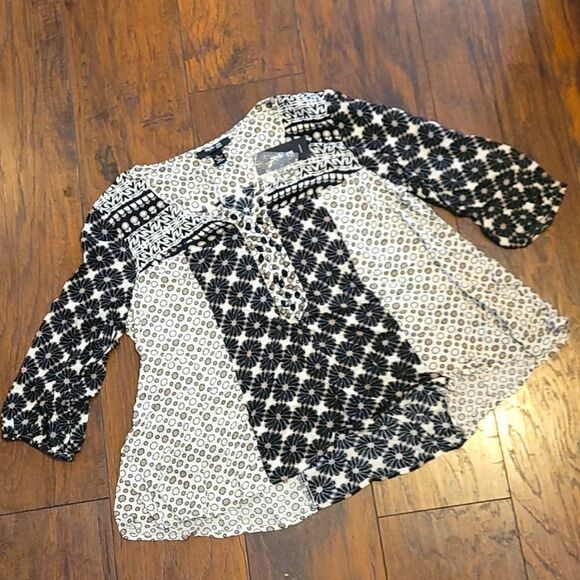 💙3 for $30💙 NWT Style & Co Petite Peasant Top - Picture 1 of 4